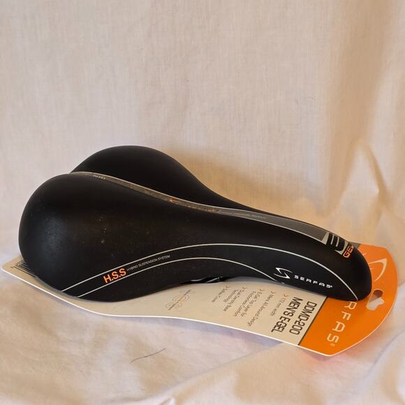 Serfas Men's E-Gel Bike Seat DDMD-200 Hybrid Suspension System 11" x 7" - Picture 11 of 15